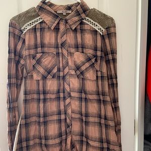 MissMe button down blouse